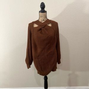 Brown sweater
